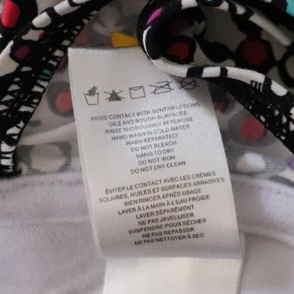 Lole Women's Sz M Multicolored Bandeau Strapless Bikini Swim Summer Top - Picture 11 of 11